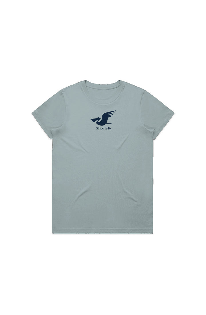 Womens Pelican Cotton Tee