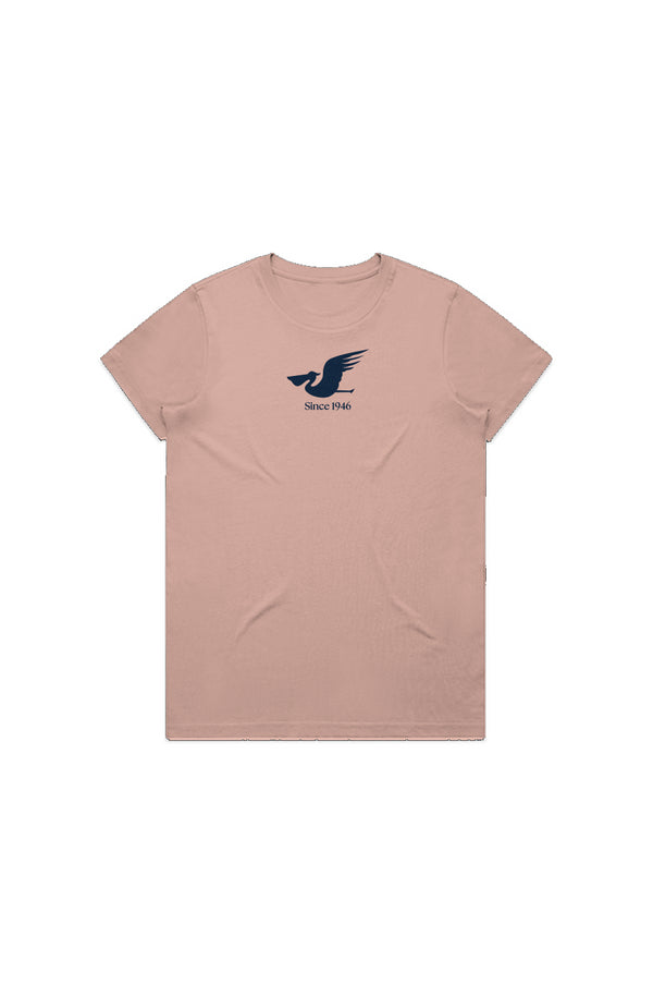 Womens Pelican Cotton Tee