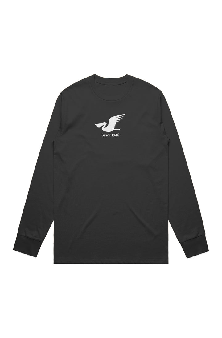 Mens Pelican Long-Sleeve Cotton Tee